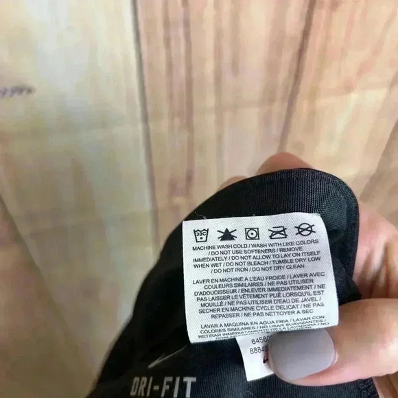 *Nike Pro Dri Fit Crop Women’s Black Leggings Size S - Picture 8 of 8